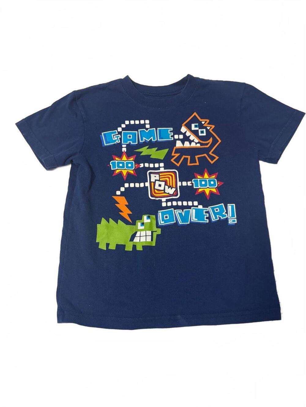 Garanimals Navy Blue 'Game Over' Graphic T-Shirt Size 5T